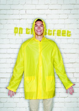 Logo trade promotional product photo of: PVC raincoat with hood
